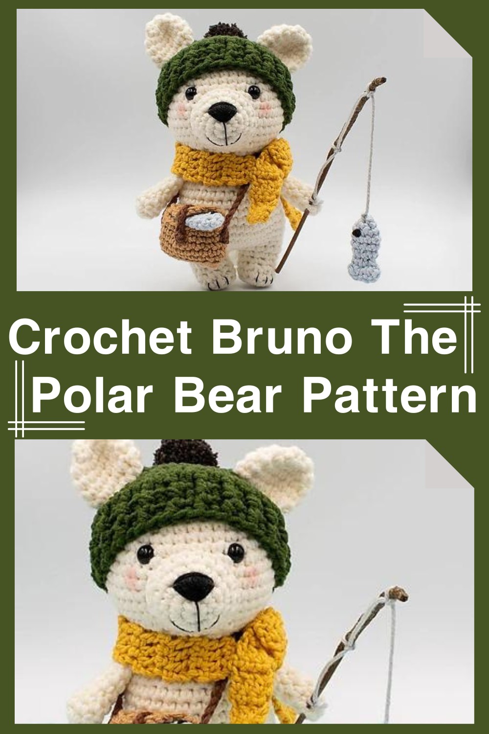 Crochet Bruno The Polar Bear Pattern