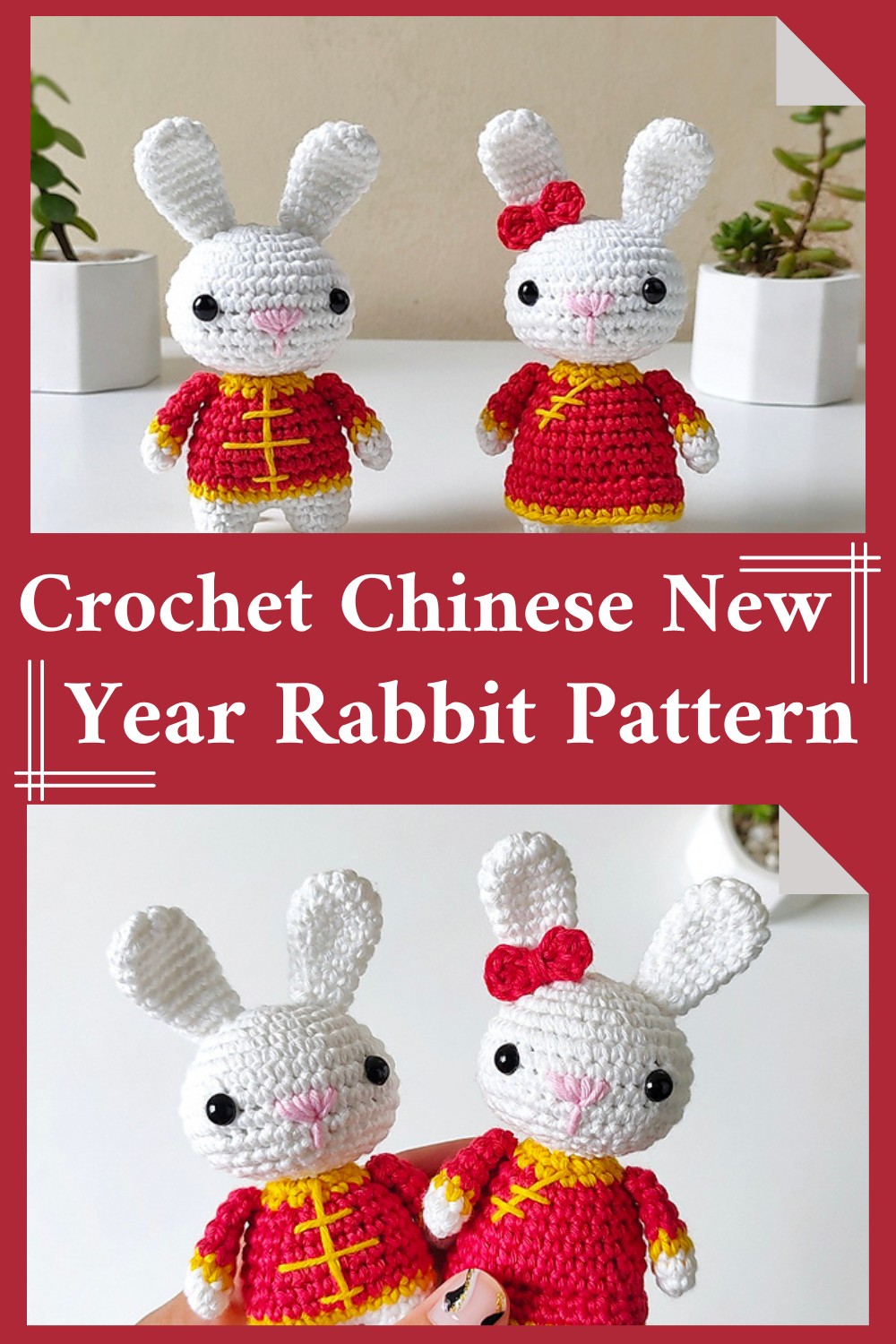 Crochet Chinese New Year Rabbit Pattern