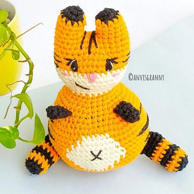 Crochet Chubby Tiger Pattern