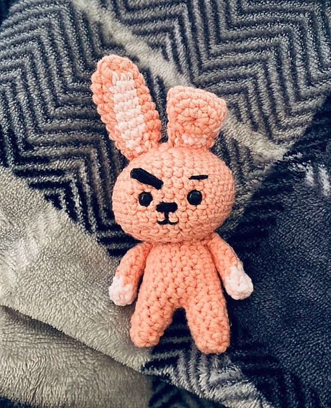 Crochet Cooky Pink Rabbit Pattern