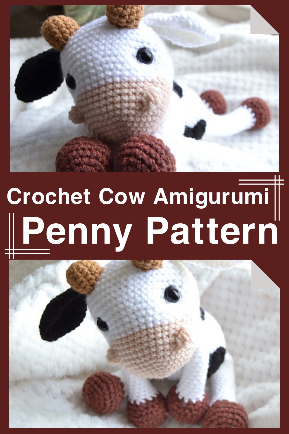 Crochet Cow Amigurumi Penny Pattern