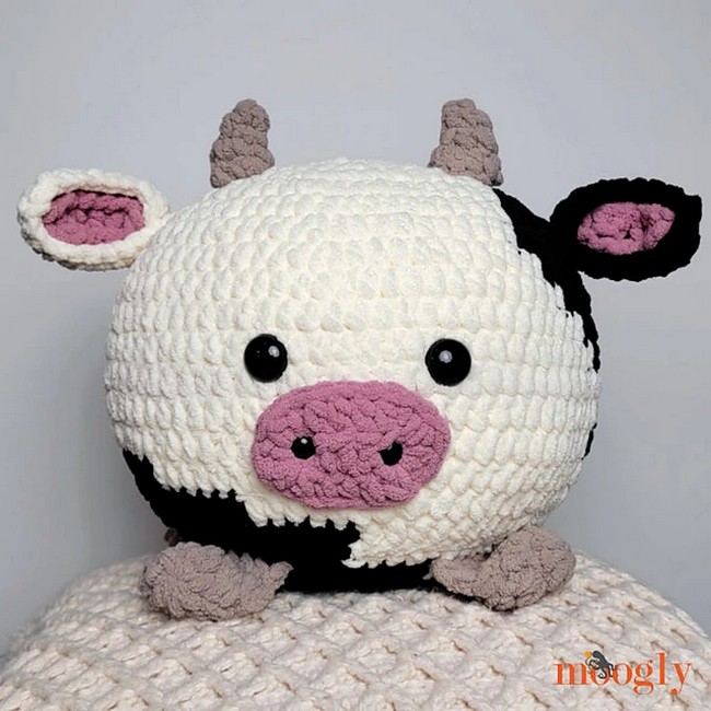 Crochet Cow Squish Pattern