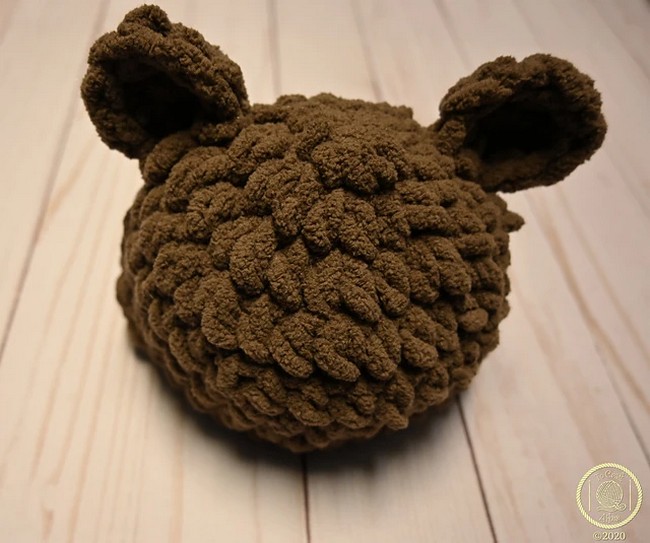 Crochet Cozy Bear Hat Pattern