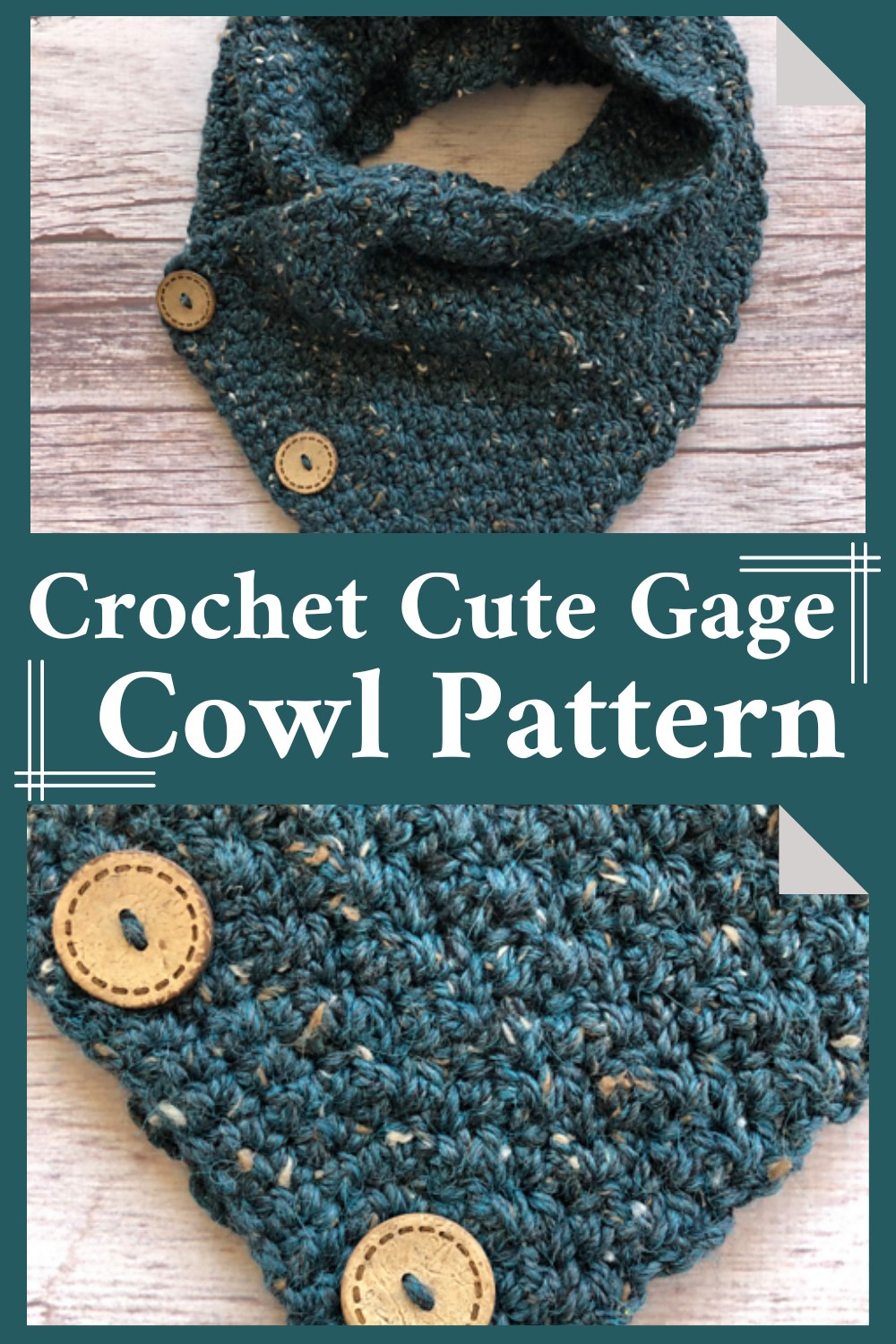 Crochet Cute Gage Cowl Pattern 