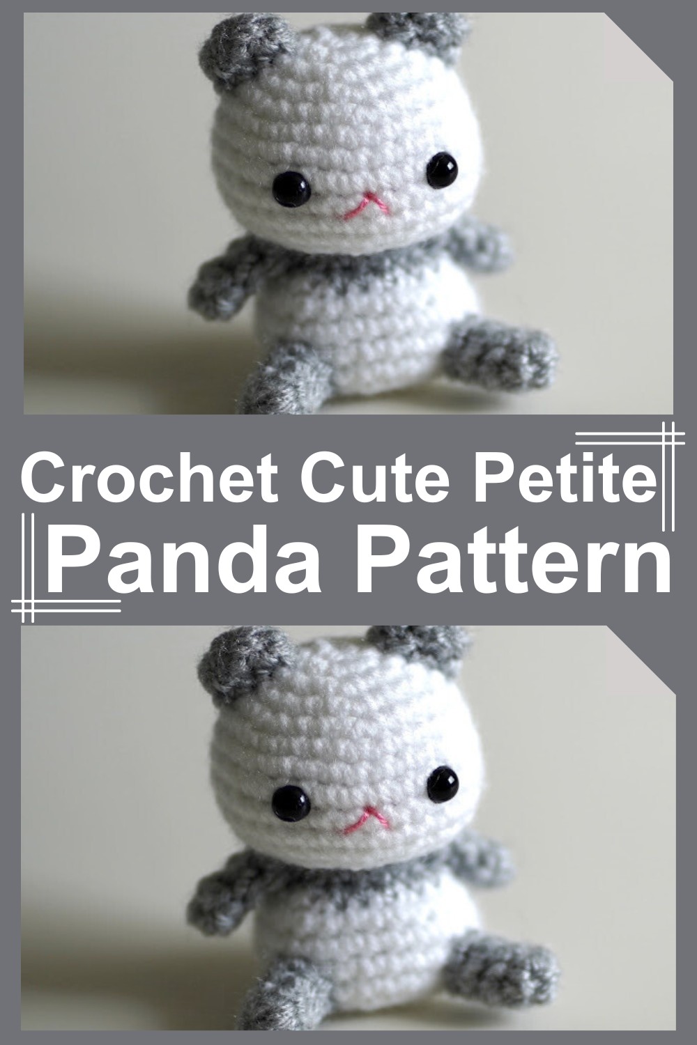 Crochet Cute Petite Panda Pattern