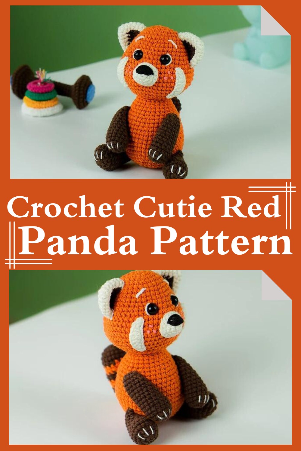 Crochet Cutie Red Panda Pattern