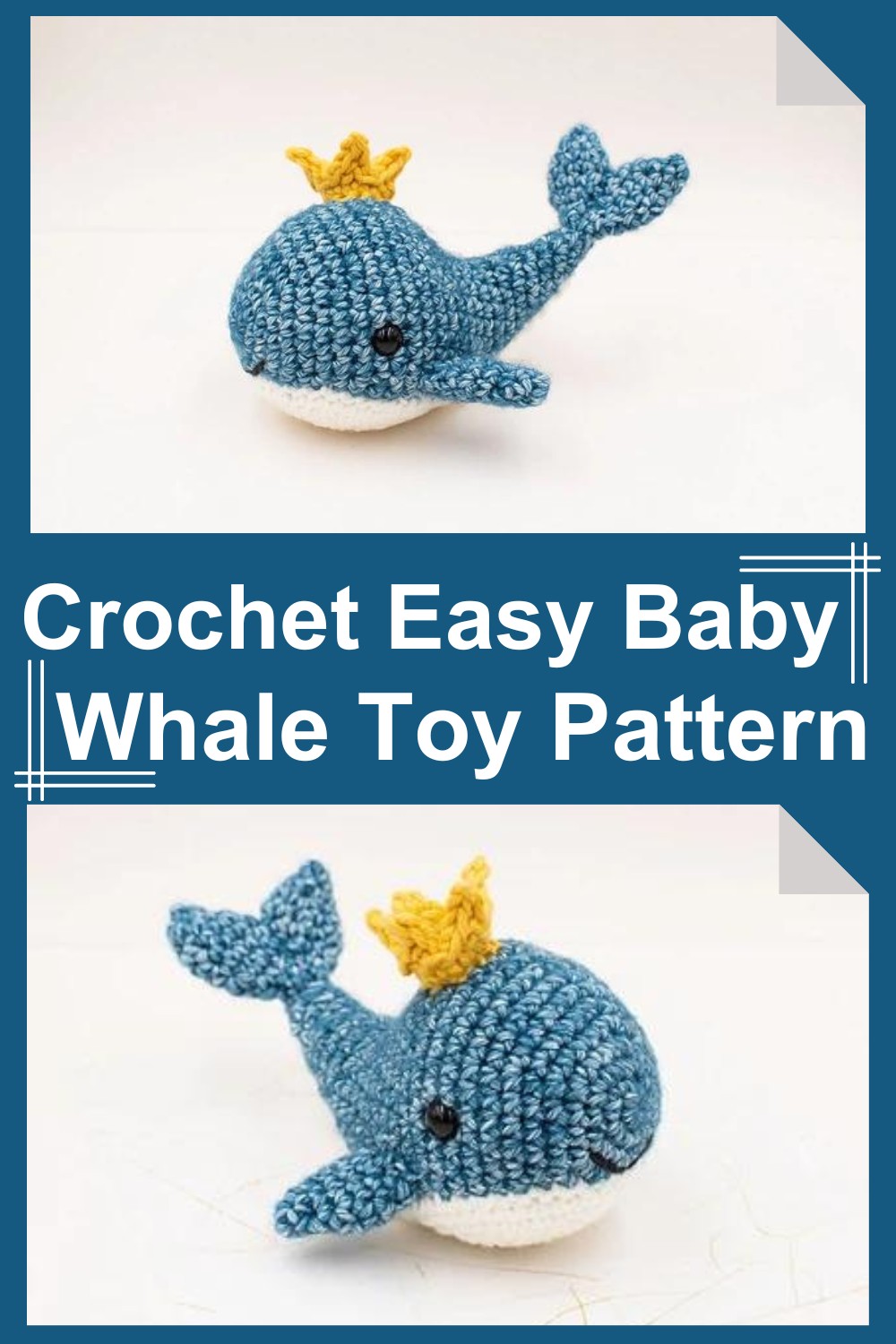 Crochet Easy Baby Whale Toy Pattern