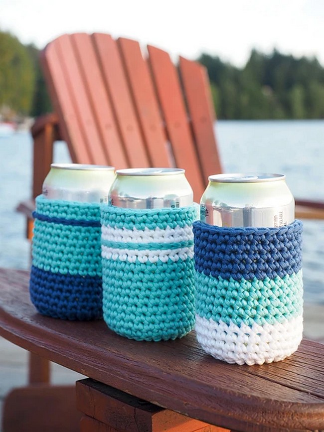 Crochet Easy Can Cozy Pattern