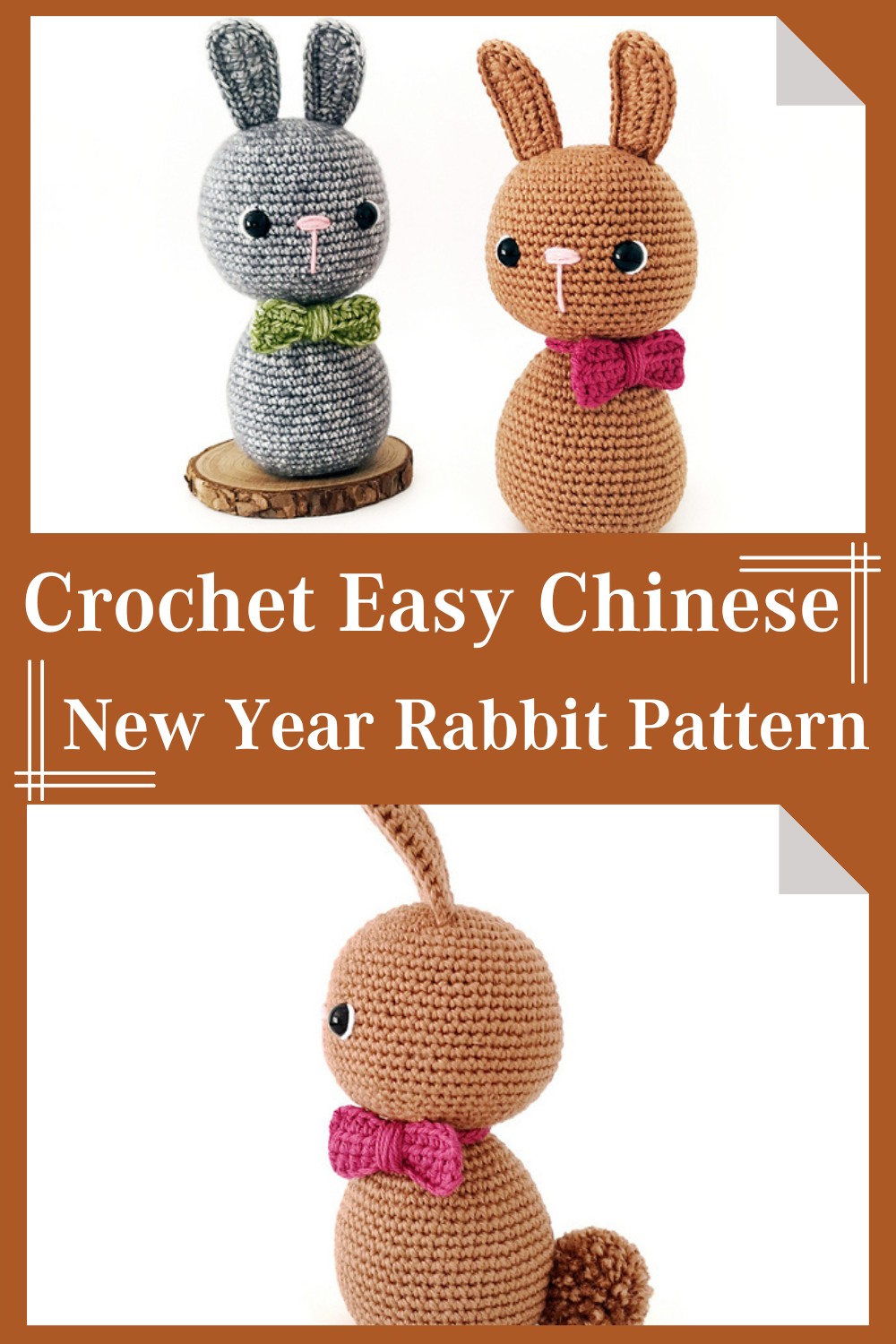 Crochet Easy Chinese New Year Rabbit Pattern