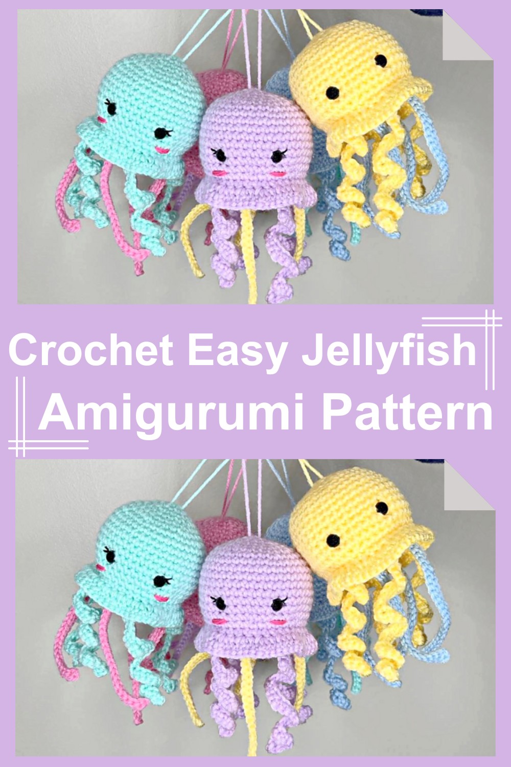 Crochet Easy Jellyfish Amigurumi Pattern