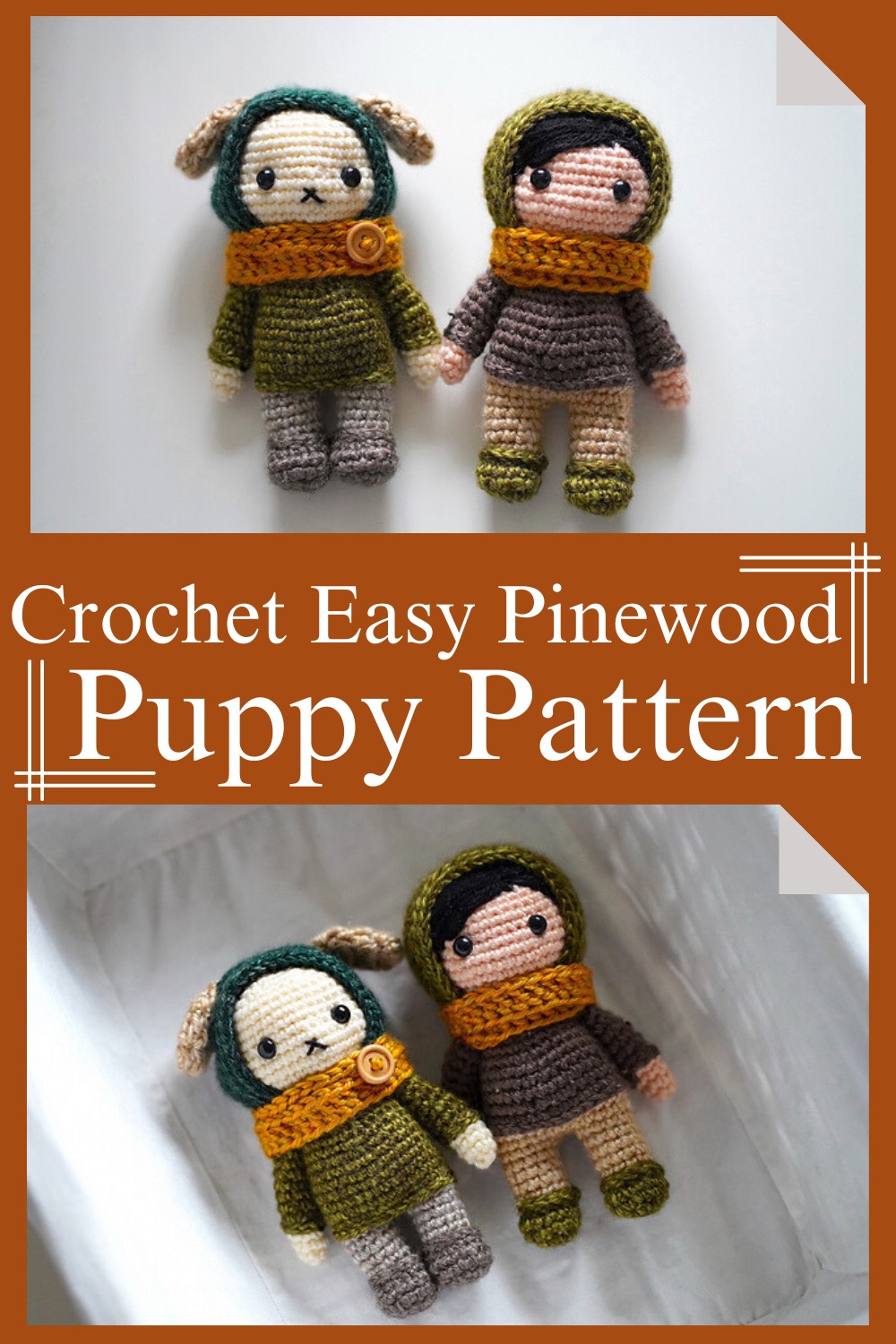 Crochet Easy Pinewood Puppy Pattern