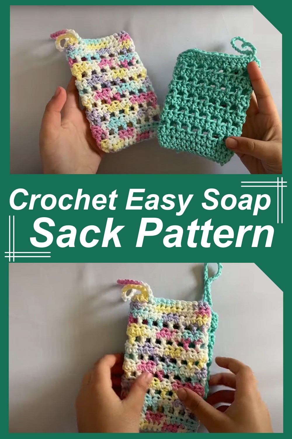 Crochet Easy Soap Sack Pattern