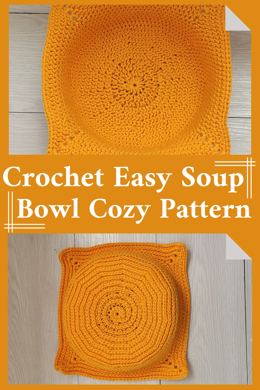 Crochet Easy Soup Bowl Cozy Pattern