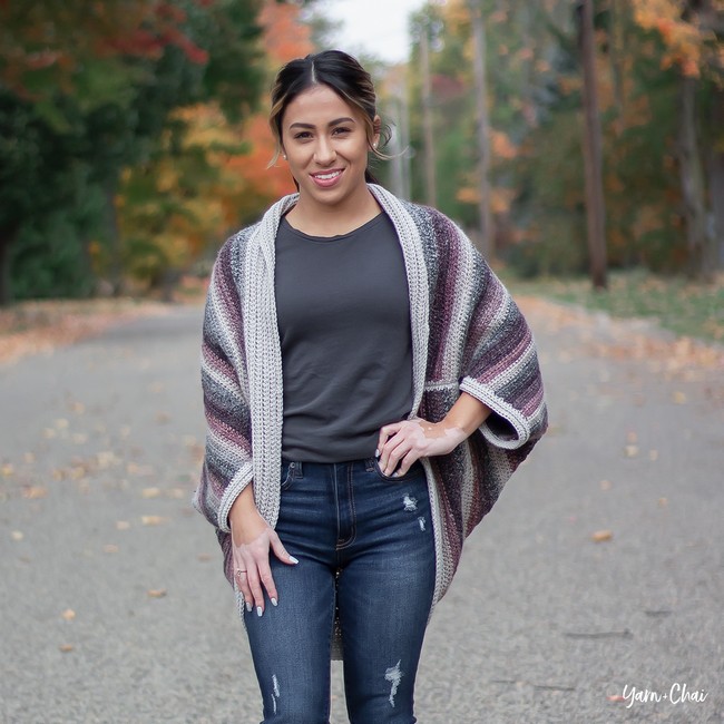 Crochet Fireside Cocoon Cardigan Pattern