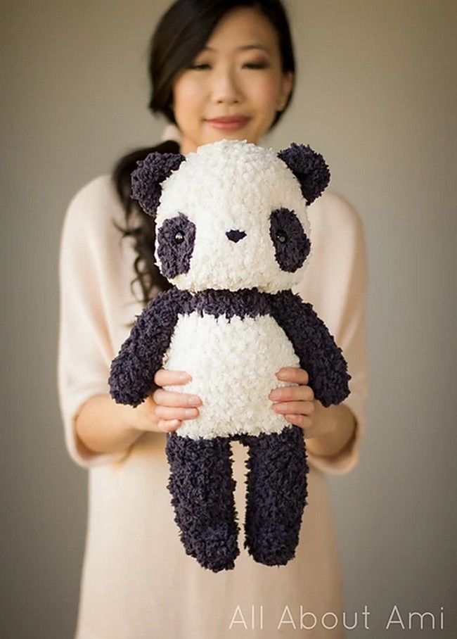 Crochet Fleece Panda Pattern