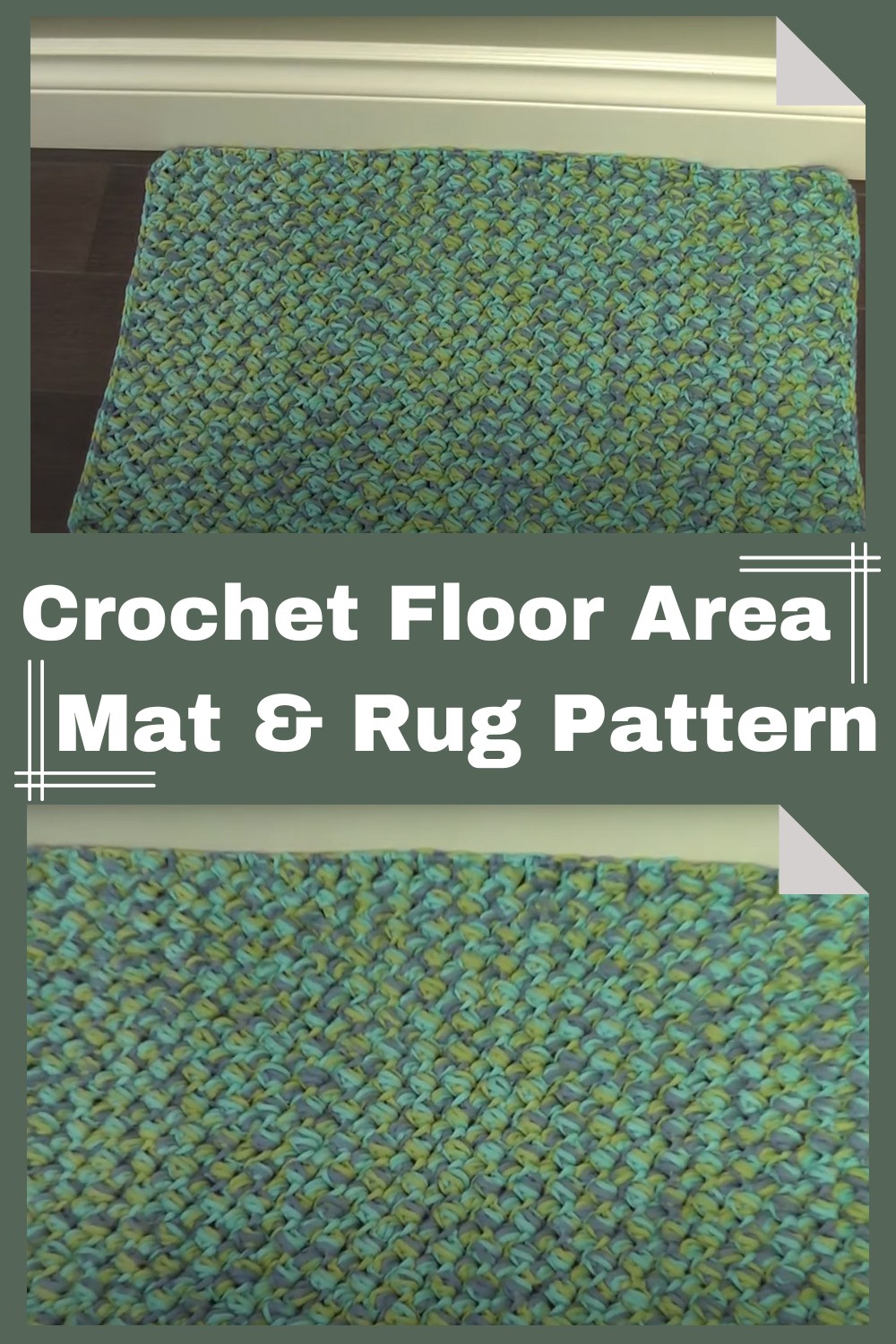 Crochet Floor Area Mat & Rug Pattern