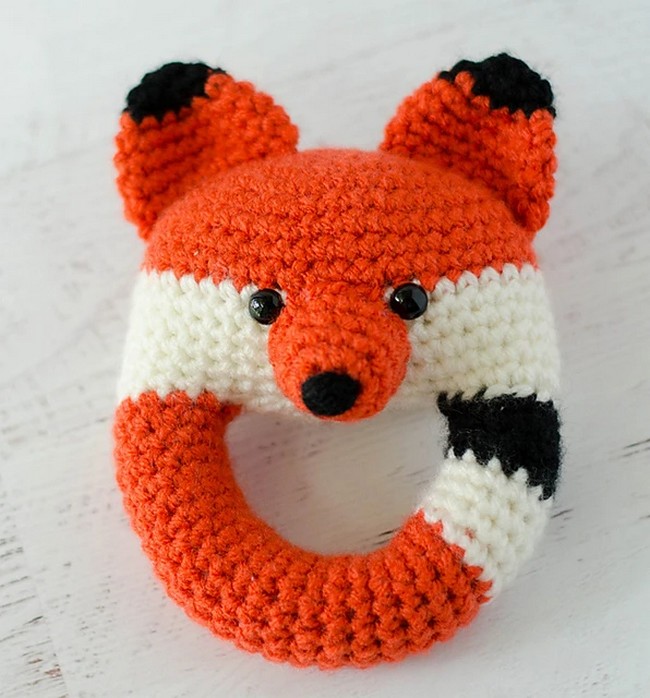 Crochet Fox Rattle Pattern