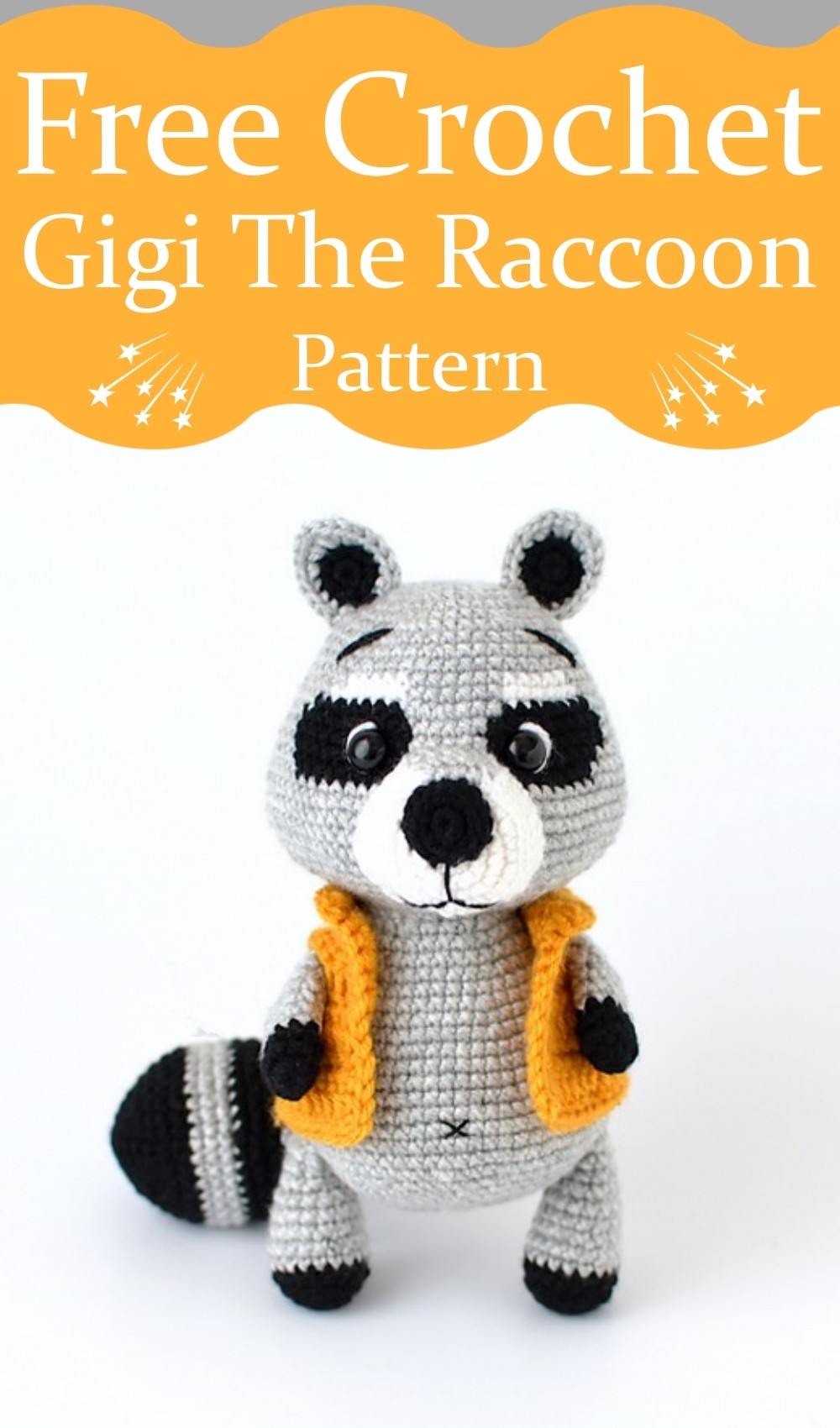 Crochet Gigi The Raccoon Pattern