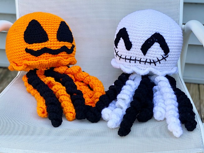 Crochet Halloween Jelly Lantern Pattern 