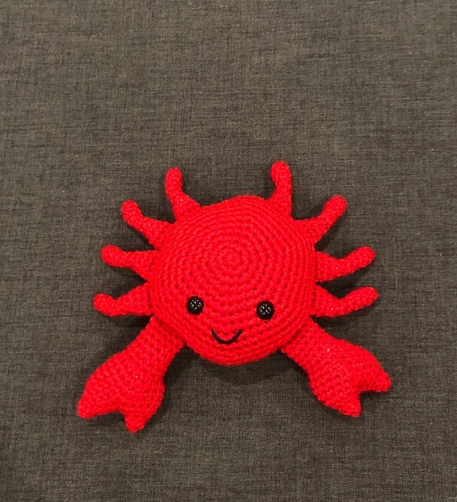 Crochet Happy Crab Pattern