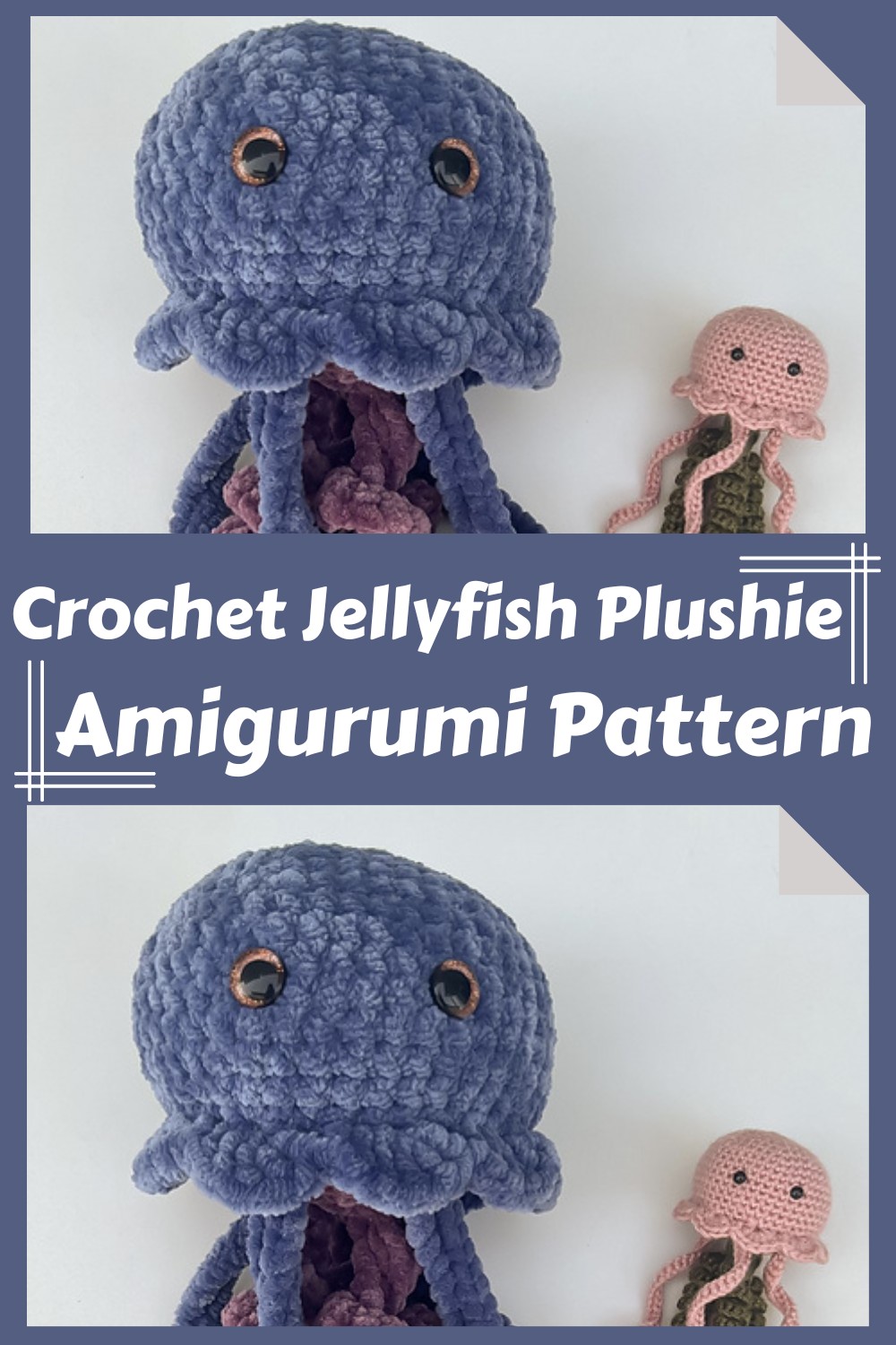 Crochet Jellyfish Plushie Amigurumi Pattern