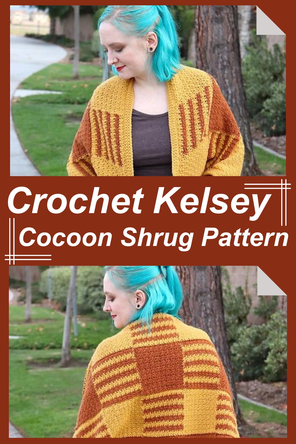 Crochet Kelsey Cocoon Shrug Pattern