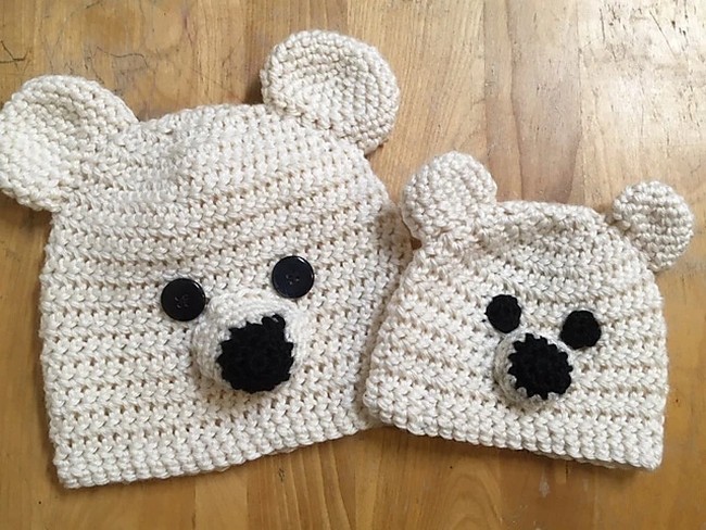 Kids Bear Hat Pattern