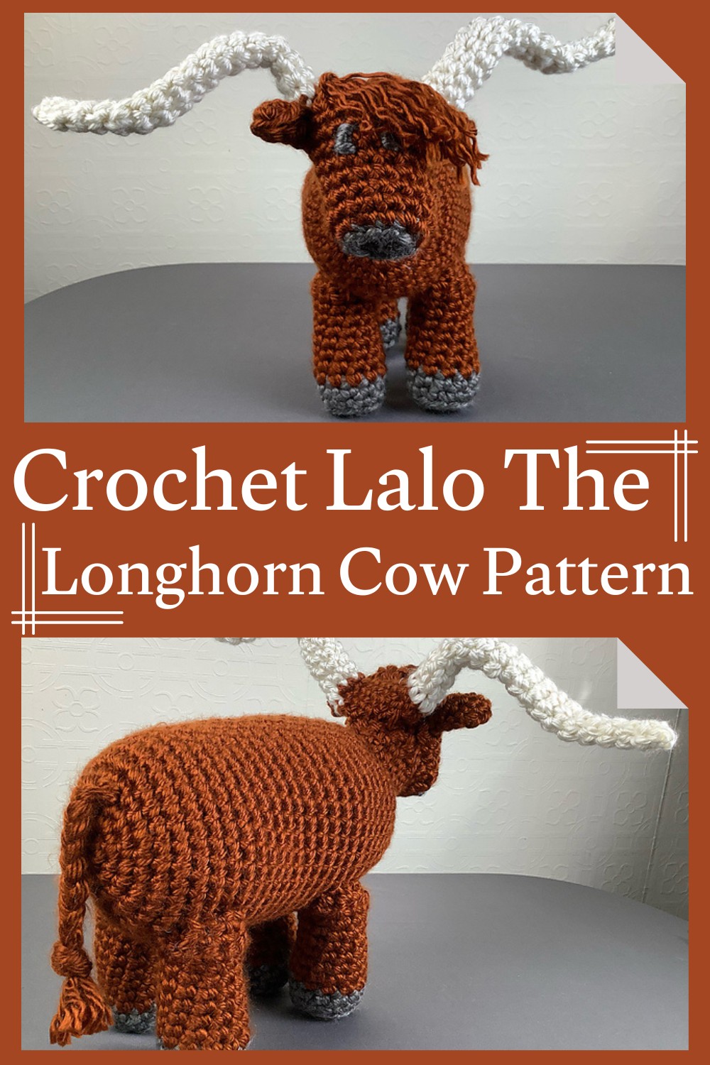 Crochet Lalo The Longhorn Cow Pattern