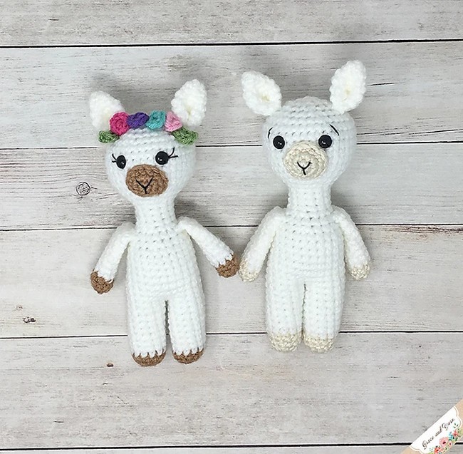 Crochet Mini Amigurumi Llama Pattern