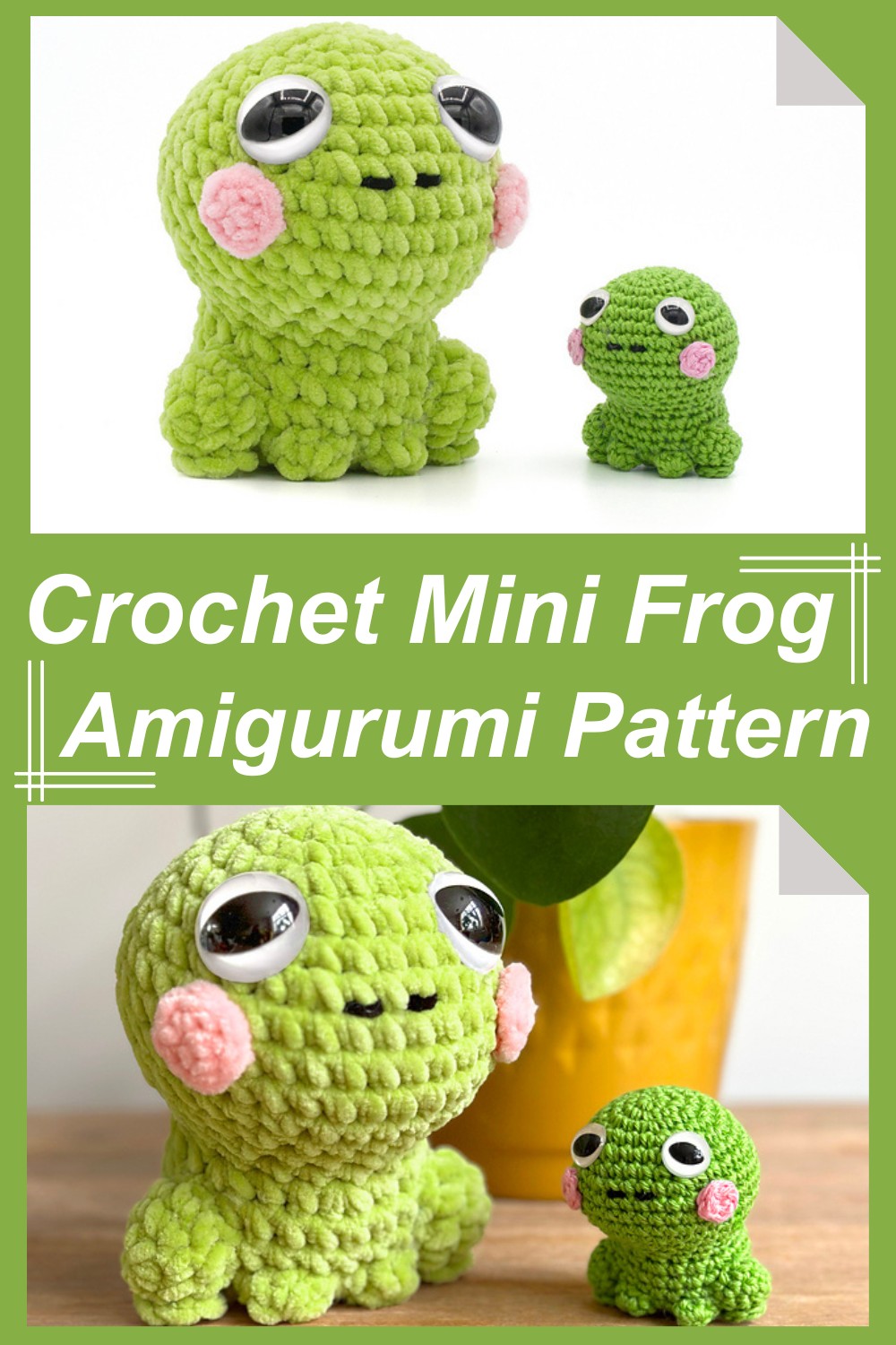 Crochet Mini Frog Amigurumi Pattern