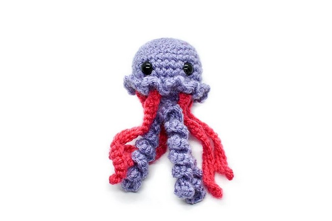 Crochet Mini Jellyfish Amigurumi Pattern