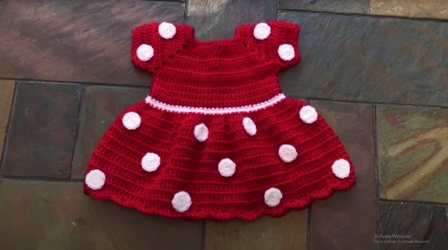 Crochet Minnie Mouse Dress