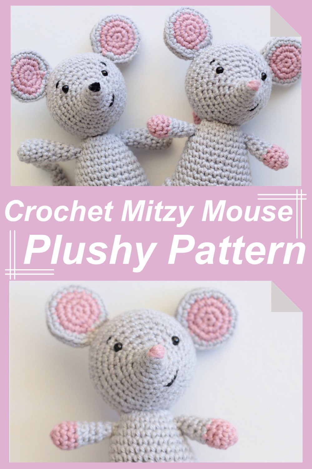 Crochet Mitzy Mouse Plushy Pattern