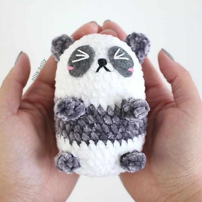 Crochet Onigiri The Panda Bean Pattern 