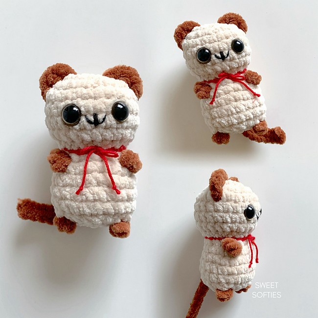 Crochet Pocket Kitty Cat Pattern