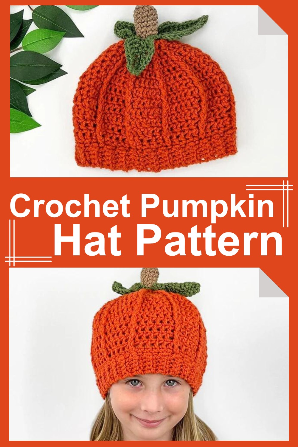 Crochet Pumpkin Hat Pattern