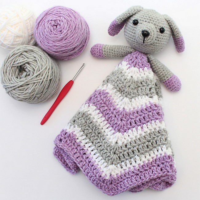 Crochet Puppy Lovey Pattern