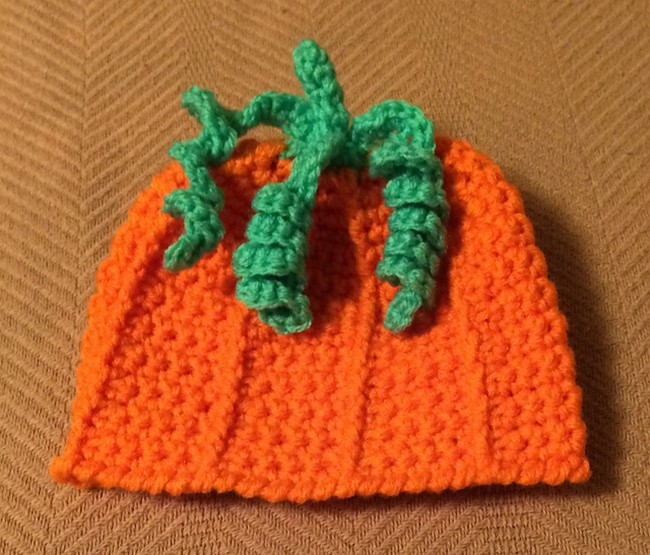 Crochet Simple Easy Pumpkin Hat Pattern