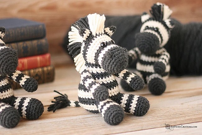 Crochet Small Animal Collection Zebra Pattern