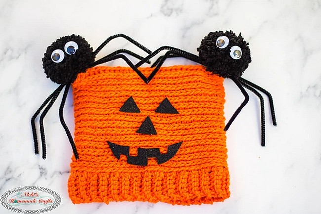 Crochet Spider Pumpkin Hat Pattern