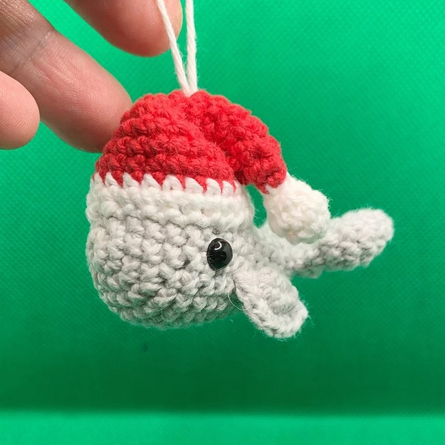 Crochet Whale Ornament Pattern