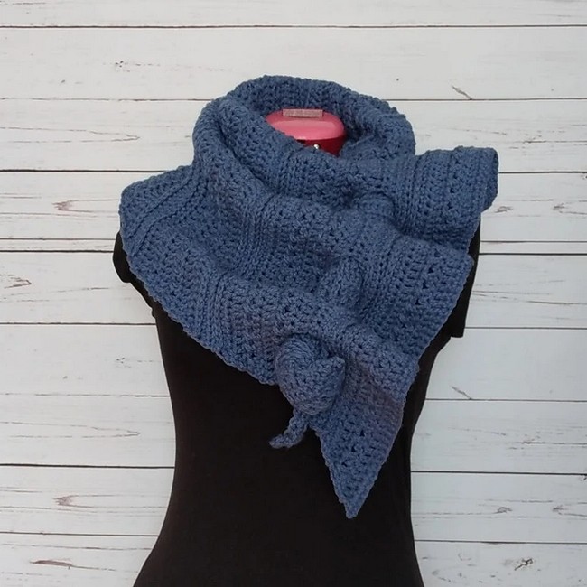 Crochet Winter Waves Scarf Pattern