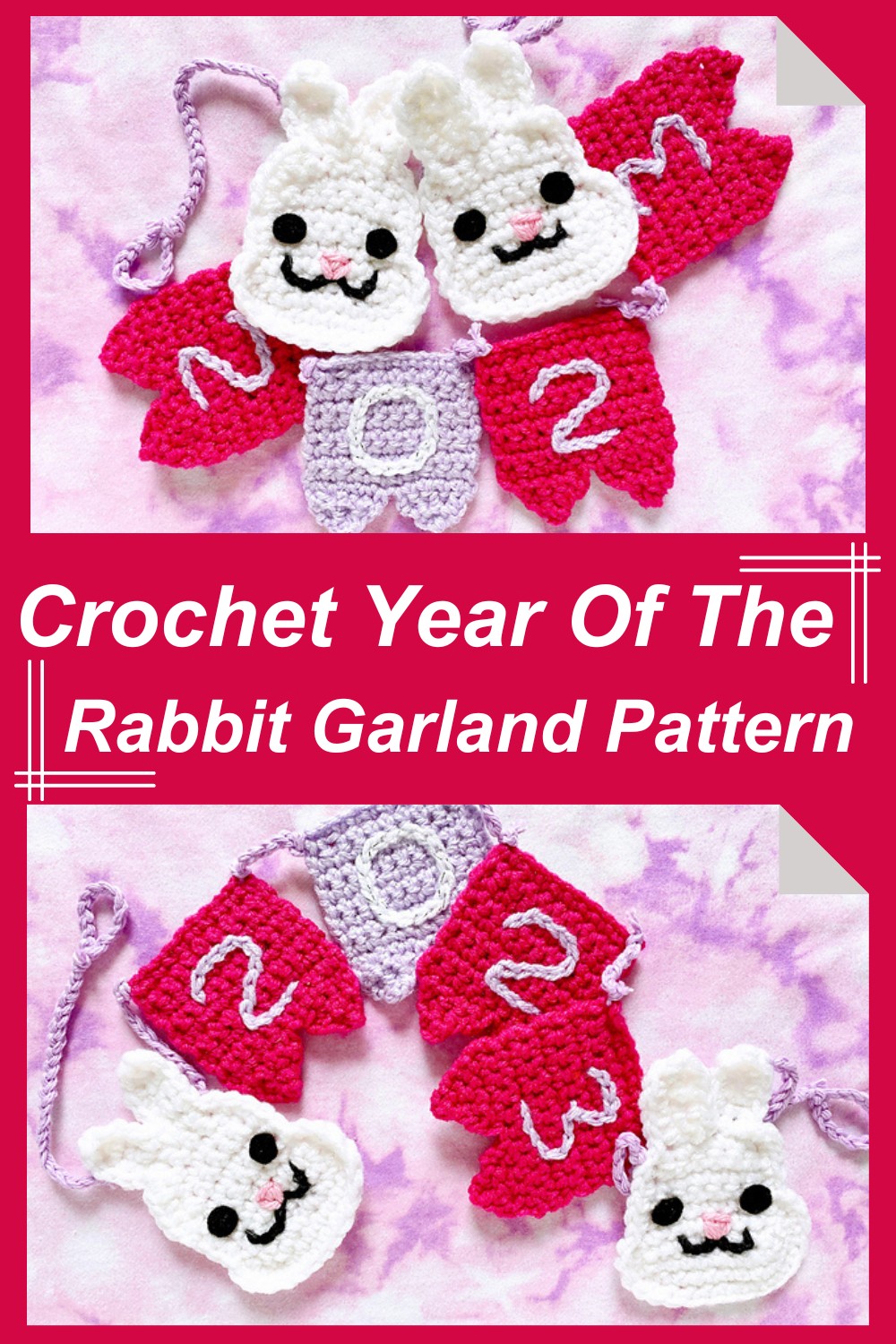 Crochet Year Of The Rabbit Garland Pattern