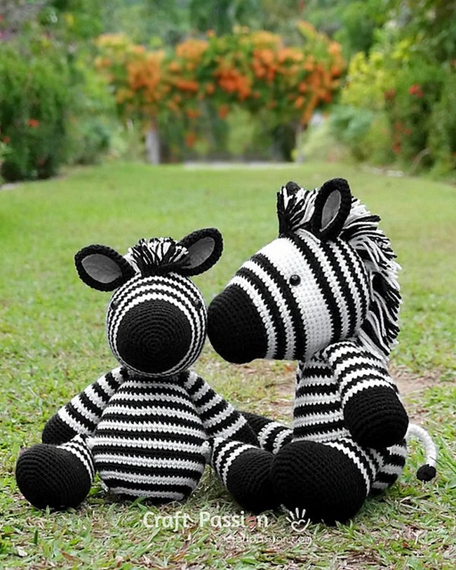 Crochet Zeezee Zebra Amigurumi Pattern