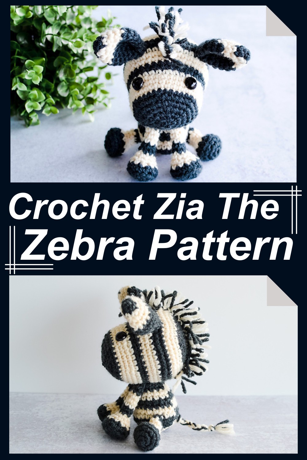 Crochet Zia The Zebra Pattern