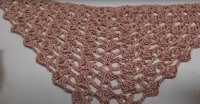 Easy Crochet Shawl Tutorial