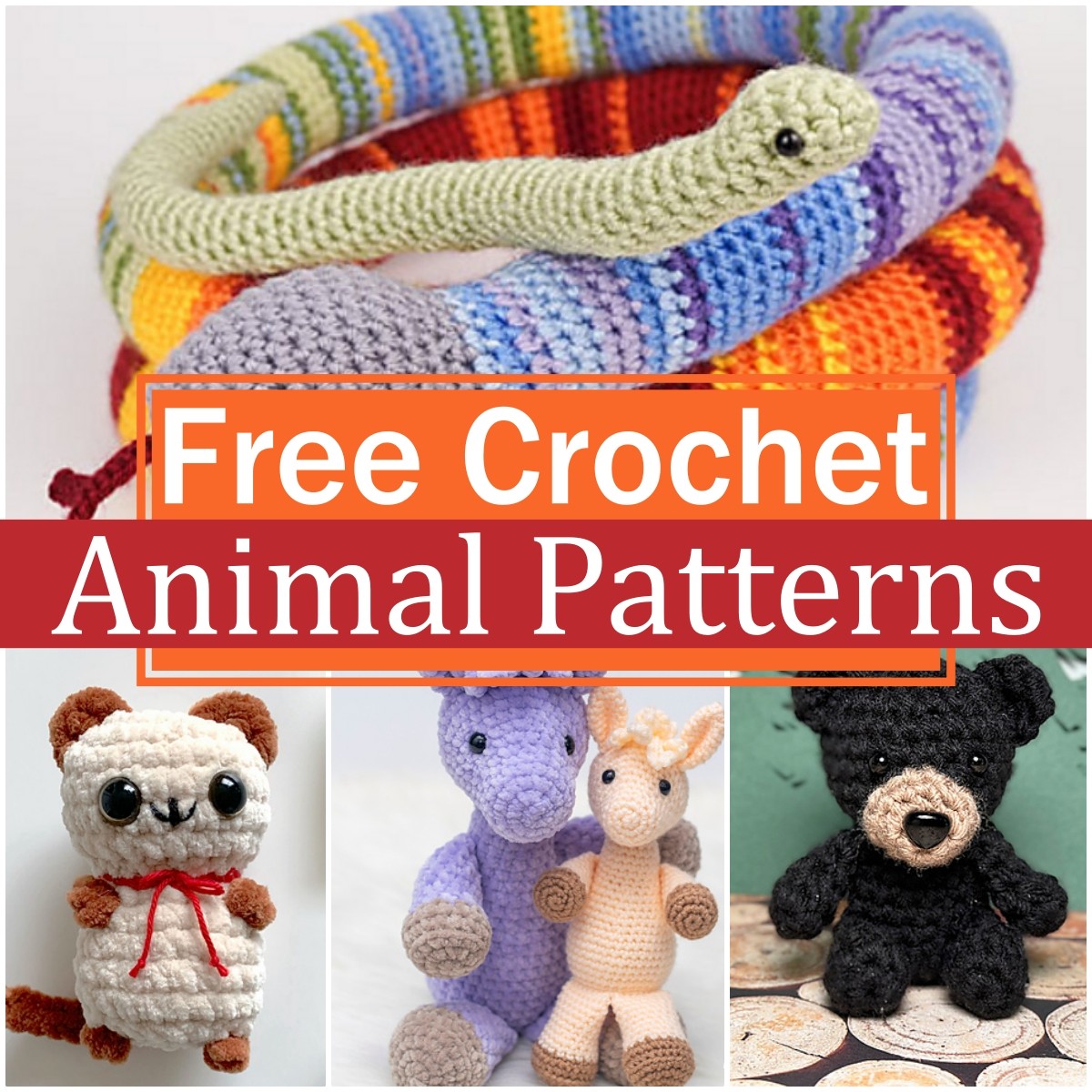 10 Easy Crochet Moose Patterns - Yarns Patterns