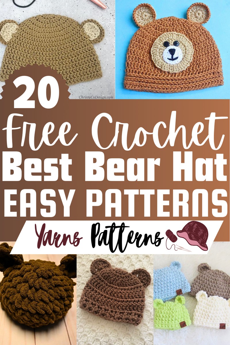 Free Crochet Bear Hat Patterns