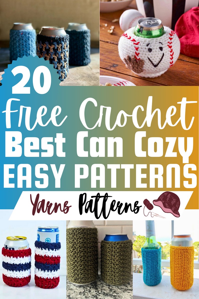 Free Crochet Can Cozy Patterns