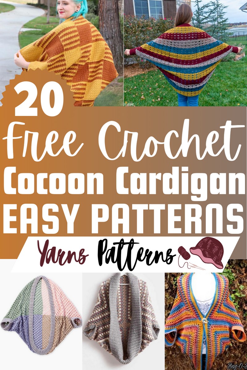 Free Crochet Cocoon Cardigan Patterns